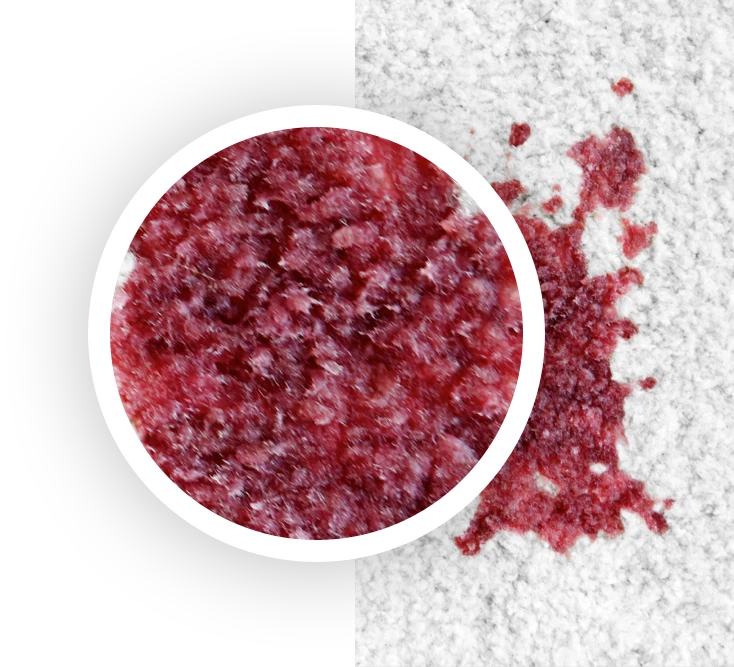 red stain