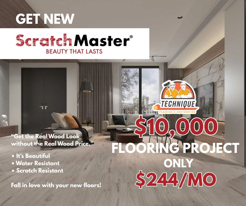 $10,000 flooring project for only $244 a month